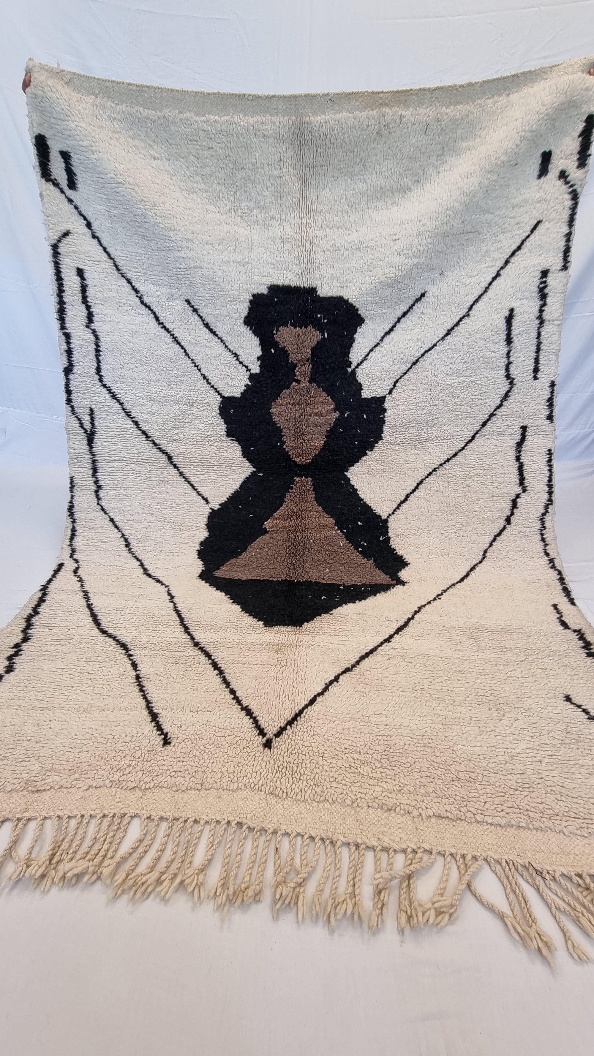 Beni Ourain tapijt van zuiver wol
