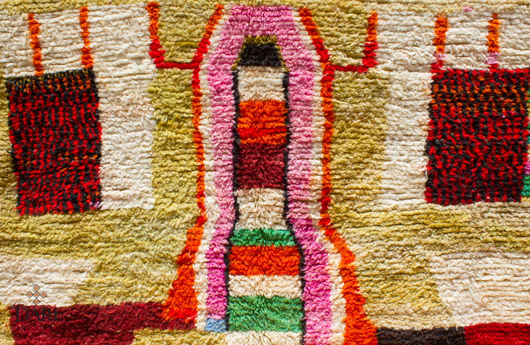 COLORFUL & PLAYFUL PATTERN WOOL RUG