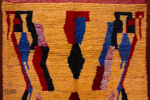 NEUTRAL & COLORFUL PATTERN WOOL RUG