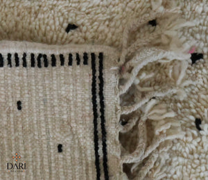 Boujaad Wool with black dots