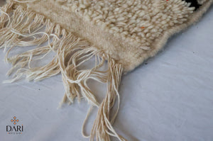 Abstract Neutral Azilal Wool Carpet