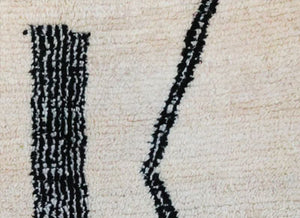 Abstract neutraal Azilal wollen tapijt