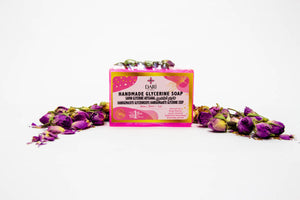 Glycerin artisanal soap with organic Argan oil and Rose